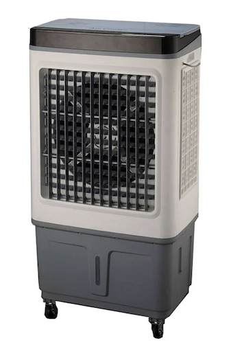 Portable Evaporative Air Cooling Fan with Universal Pulley